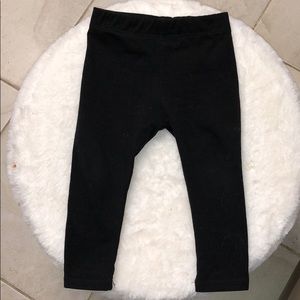 Baby girl black leggings